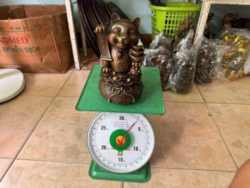 Mèo thần tài bằng đồng - Ảnh 3