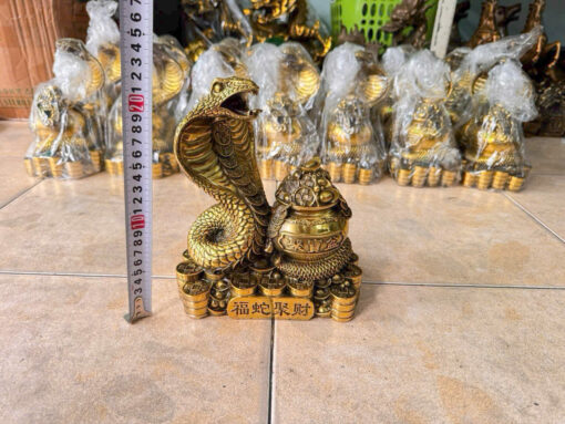 Rắn hữu vàng bằng đồng