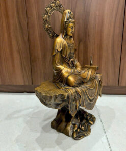 Tượng đồng Quan Âm vi tiếu ( tự tại)