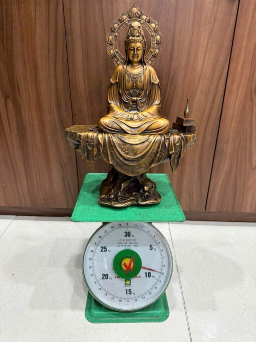 Tượng đồng Quan Âm vi tiếu ( tự tại) - Ảnh 3