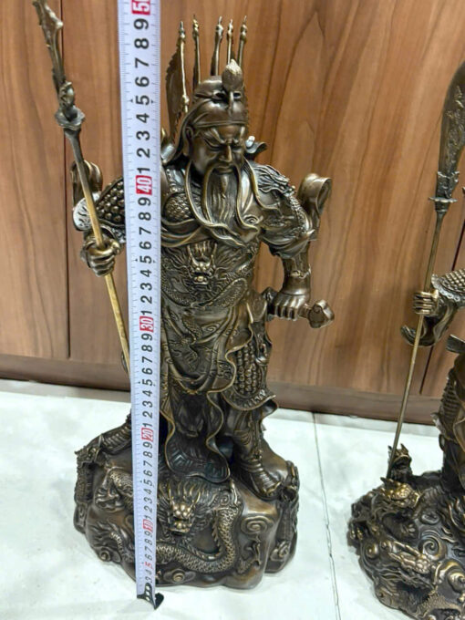 Tượng đồng Quan Công đứng ngũ kì - Ảnh 4