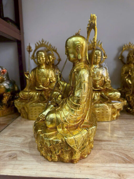 Tượng đồng đia tạng 30cm - Ảnh 2