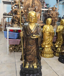 Tượng đồng mục kiền liên áo gấm
