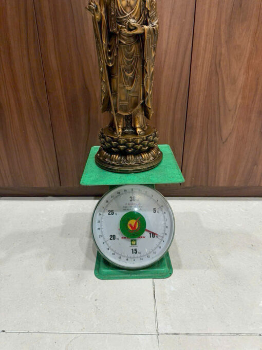 Tượng đồng Địa Tạng đứng 50cm - Ảnh 3