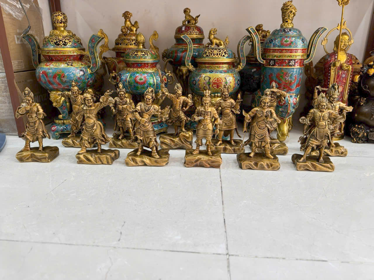 Tượng đồng 12 vị Dược Xoa cao 30cm - Ảnh 6