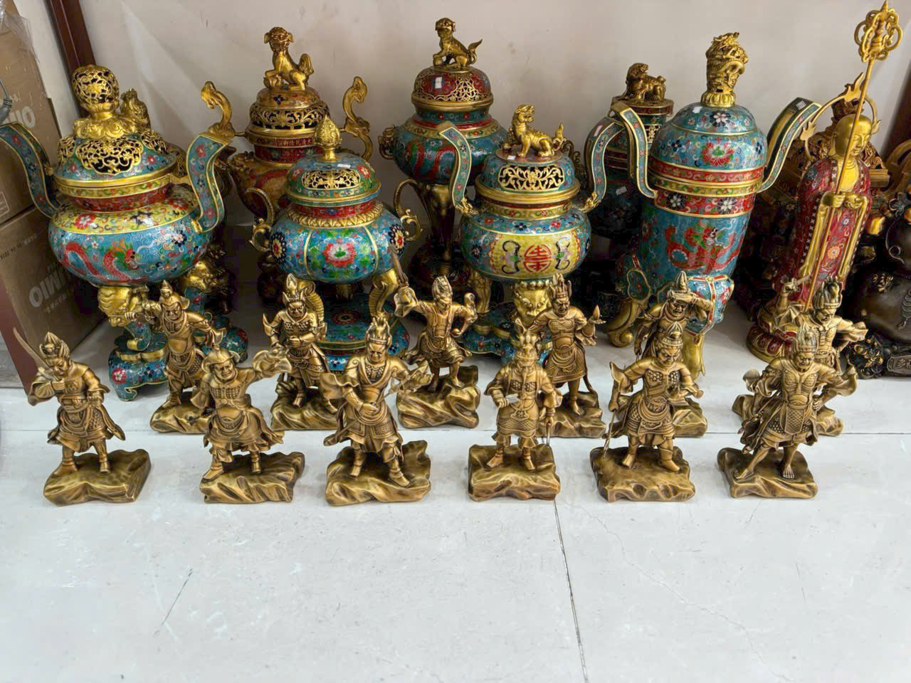 Tượng đồng 12 vị Dược Xoa cao 30cm - Ảnh 5