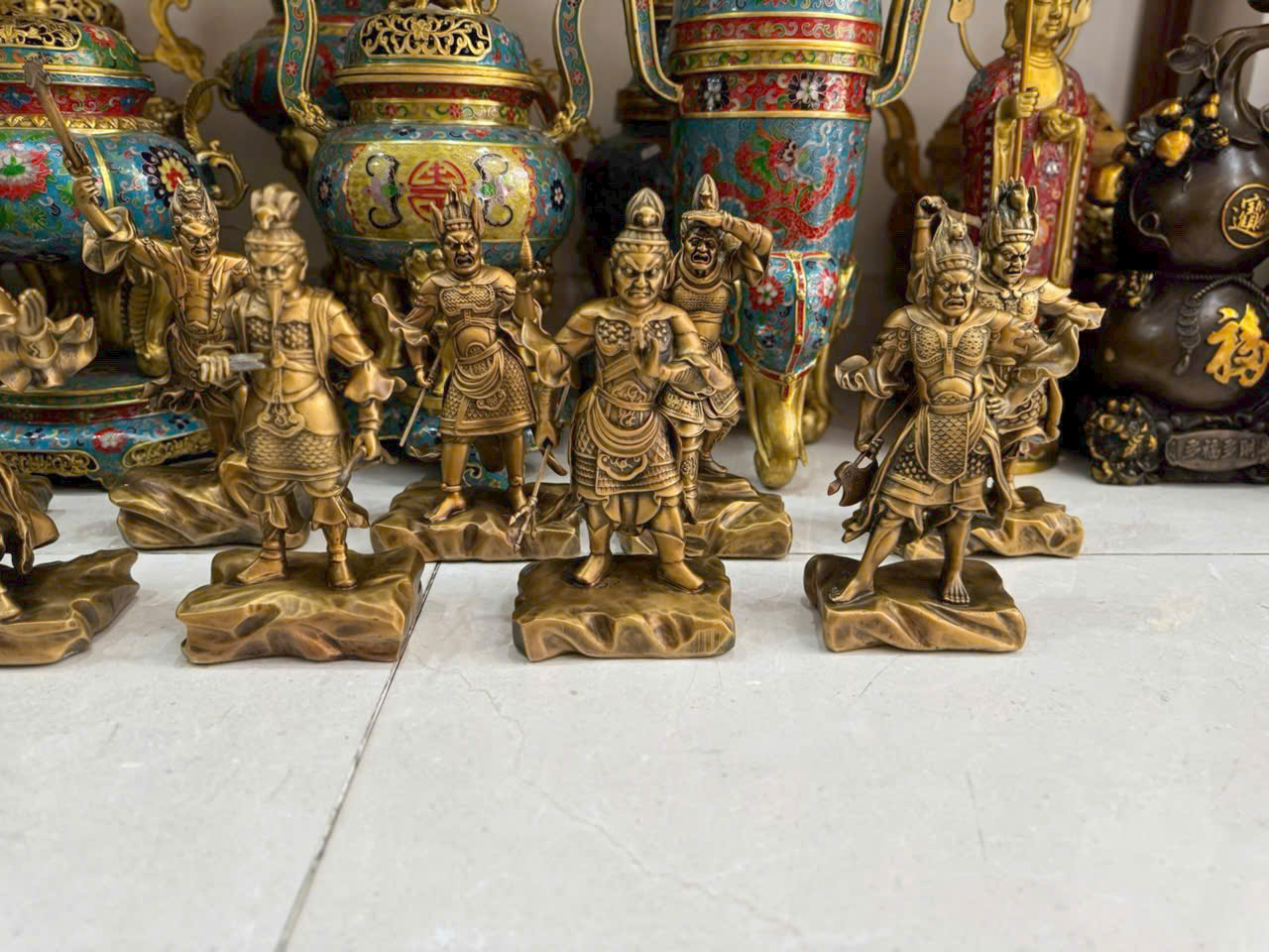 Tượng đồng 12 vị Dược Xoa cao 30cm - Ảnh 4