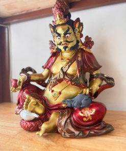 Tượng đồng hoàng thần tài vẽ màu thủ công