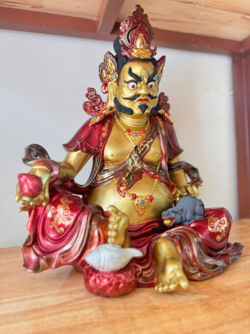 Tượng đồng Hoàng Thần Tài vẽ màu cao 42 - Ảnh 5