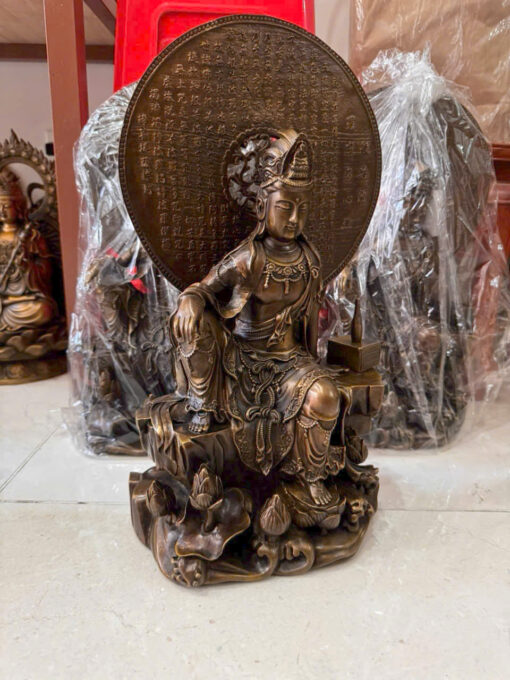 Tượng đồng Quan Âm tự tại - Ảnh 5