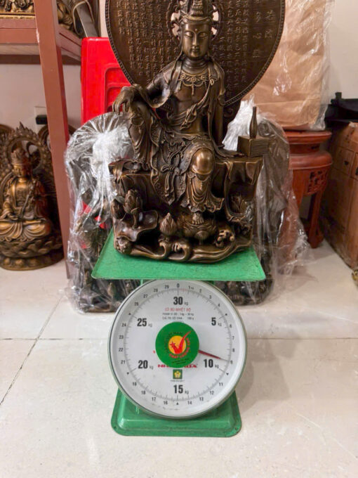 Tượng đồng Quan Âm tự tại - Ảnh 3