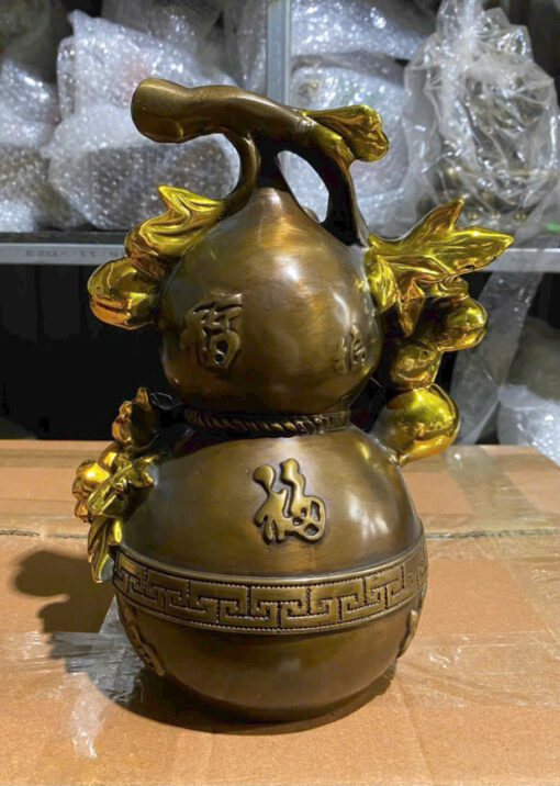 Hồ lô ngũ phúc bằng đồng - Ảnh 3