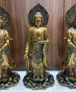 Tượng đồng tây phương tam thánh đứng