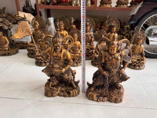 Tượng đồng hộ pháp Vi Đà Tiêu diện 40cm - Ảnh 2