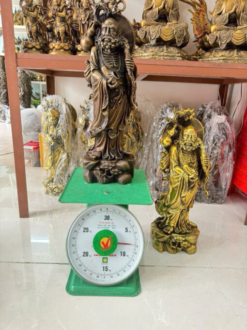 Tượng đồng đạt ma sư tổ đứng cao 50cm - Ảnh 2