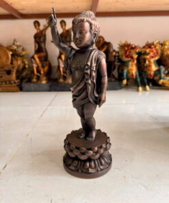 Tượng đồng phật đảng sanh cao 30cm