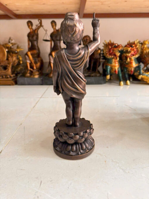 Tượng đồng phật đảng sanh cao 30cm - Ảnh 5
