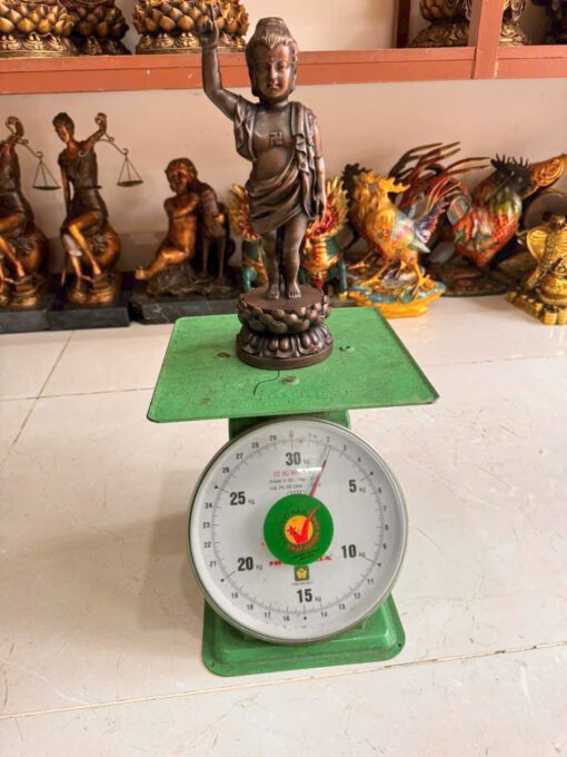 Tượng đồng phật đảng sanh cao 30cm - Ảnh 4